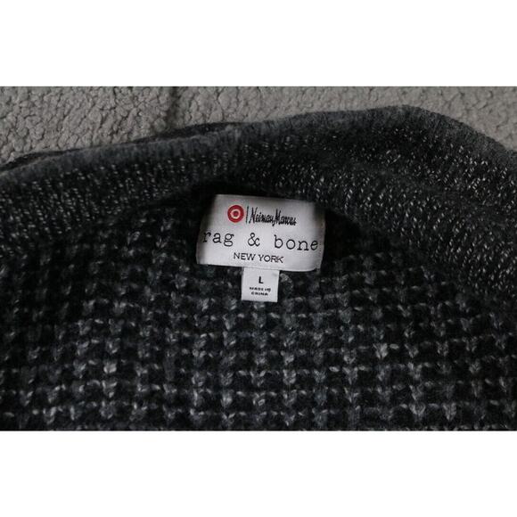 Rag & Bone x Neiman Marcus Sweater Womens L Wool Cotton Cardigan Shawl Collar - Picture 3 of 6